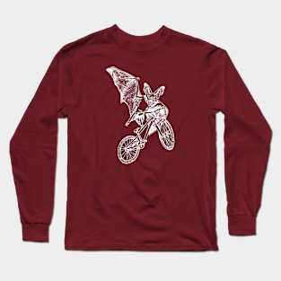 SEEMBO Bat Cycling Bicycle Cyclist Bicycling Bike Fun Biker Long Sleeve T-Shirt